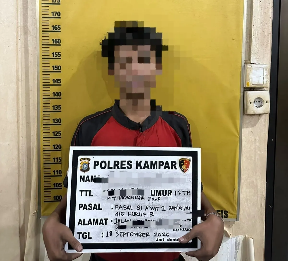 Polres Kampar Tangkap Pelaku Pencabulan, Pelaku dan Korban Sama-sama Anak Dibawah Umur