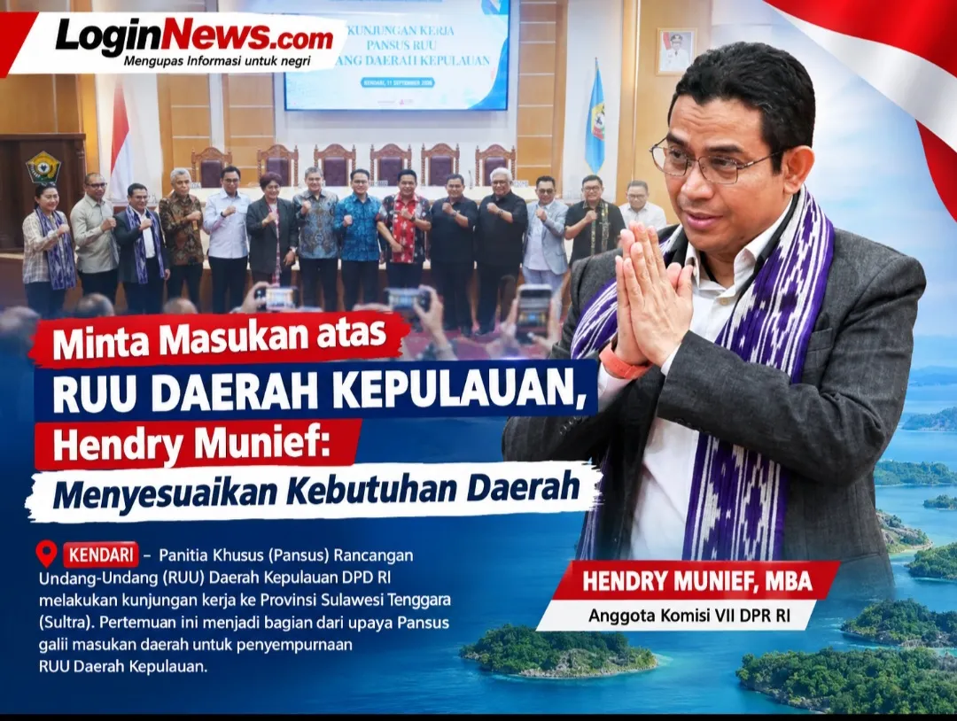 Minta Masukan atas RUU Daerah Kepulauan, Hendry Munief: Menyesuaikan Kebutuhan Daerah