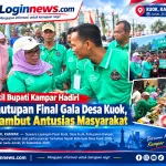 Wakil Bupati Kampar Hadiri Penutupan Final Gala Desa Kuok, Disambut Antusias Masyarakat