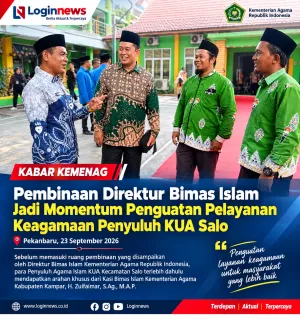 Pembinaan Direktur Bimas Islam Jadi Momentum Penguatan Pelayanan Keagamaan Penyuluh KUA Salo