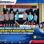 2 Unit Mesin Pemadam & Perlengkapan Lengkap Diserahkan PLN Nusantara Power, Kapolres Kampar: Kekuatan Kita Bertambah