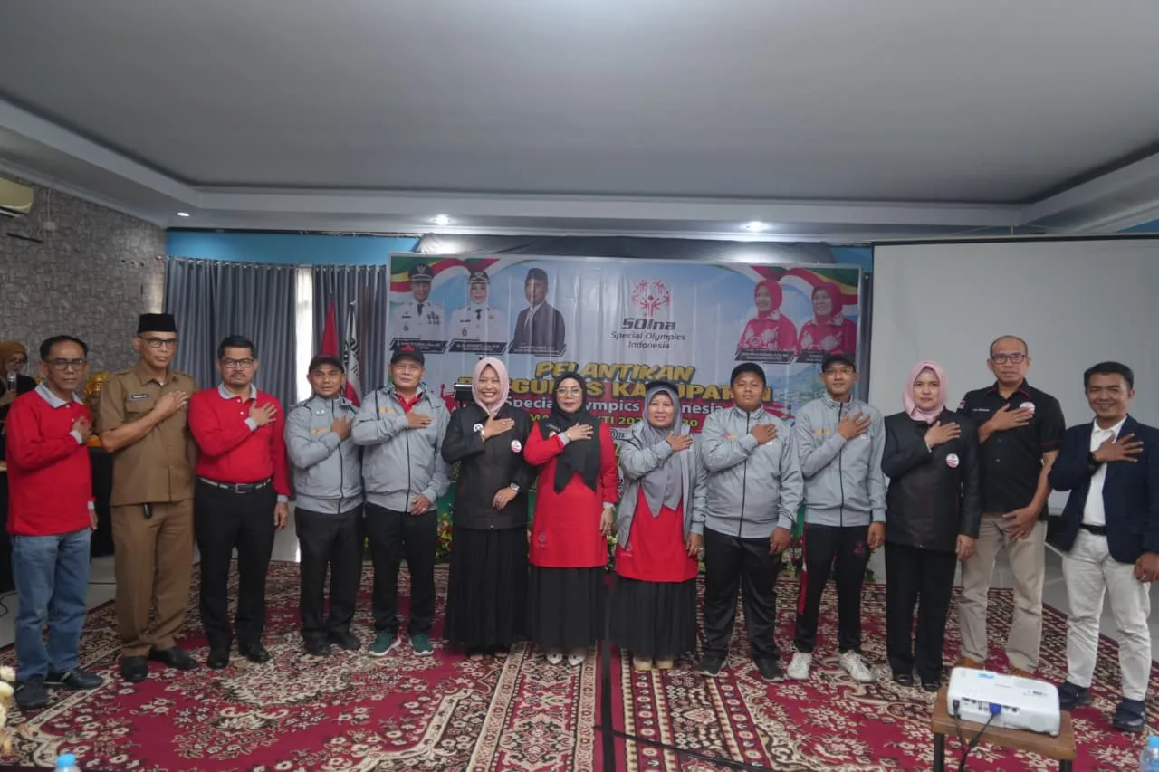 Wakil Bupati Kampar Lantik Pengurus SOIna Kabupaten Kampar Dan Lepas Atlet Menuju PeSONas II Tahun 2026