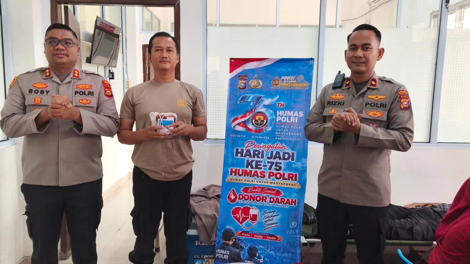Polri Peduli, Polri Melayani – Rangkaian HUT Humas Polri diisi Aksi Kemanusiaan