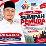 M. ROIS ZAKARIA, S.E. UCAPKAN SELAMAT HARI SUMPAH PEMUDA KE-98 TAHUN 2026