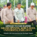 Dihadiri Para Ahli Internasional dari Berbagai Negara, Bupati Ahmad Yuzar Hadiri Grand Opening Kebun Raya Universitas Pahlawan