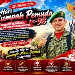 Serda Adek Saputra Kodim 0313/KPR Ajak Pemuda Kobarkan Semangat Persatuan di Hari Sumpah Pemuda ke-98